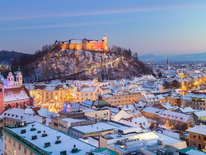 Ljubljana in winter